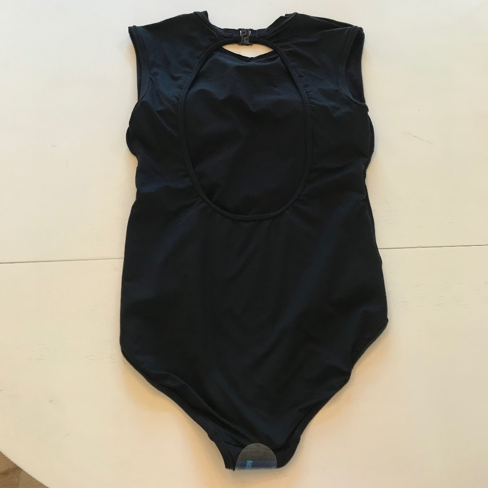 VACATION 🆕 SEAFOLLY BLACK CAP SLEAVE BLACK ONE PIECE - Picture 10 of 12